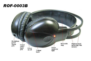 InCar IR Wireless Stereo Headphones