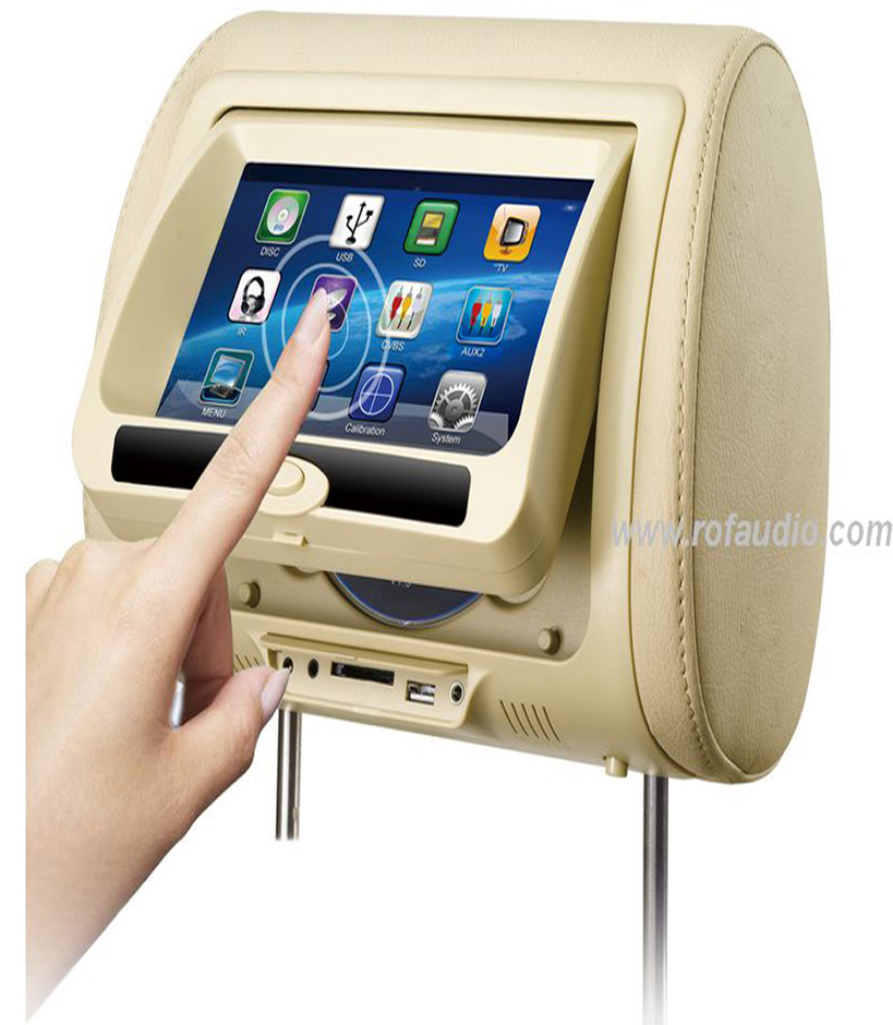 716:9 digital screen DVD PLAYER with Touch paneltouch screendetachable panel
